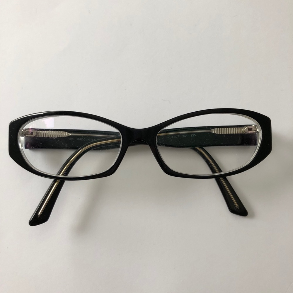 ♥️ FENDI iconic designer frames black w FENDI logo on sides ♥️ - Picture 3 of 10